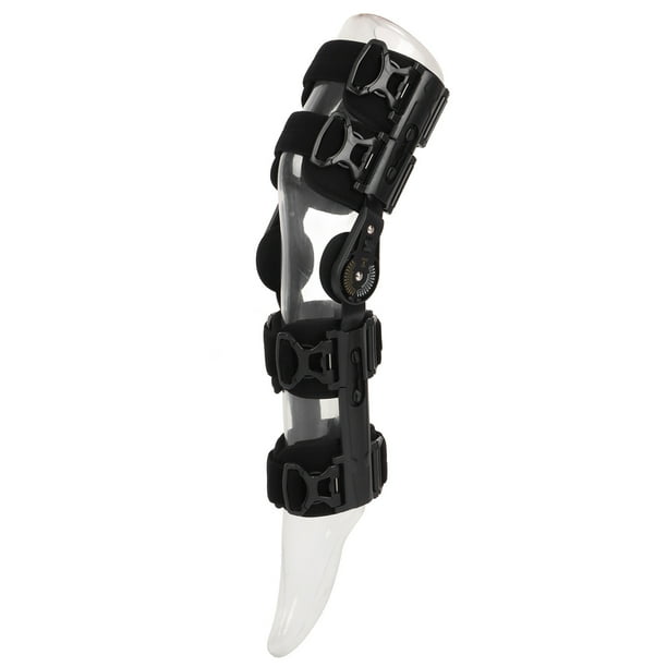 Estabilizador De Rodilla Fijo Articulado, Fácil De Usar, Rodillera Transpirable Con Bisagras Izquierda Derecha, Cómoda Para Lesiones De ACL MCL PCL