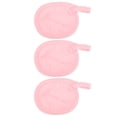 thumbnail image 1 of Almohadillas de franela Unique Bargains 3 uds removedor de maquillaje reutilizable color rosa, 1 of 7