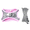 Pink, variant on Escape Proof Rabbit Harness and Leash Set, Breathable Mesh Vest Harness with Reflective Strips for Bunny, Guinea Pig, Ferret