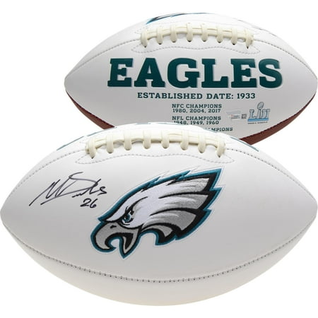 Miles Sanders Philadelphia Eagles Autographed White Panel Football - Fanatics Authentic Certified