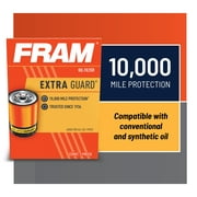 FRAM Extra Guard Filter PH8873, 10K mile Change Interval Oil Filter for Select Chevrolet, GMC, Mastercraft, Mercruiser, Winnebago and Workhorse Vehicles