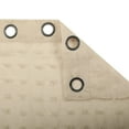 thumbnail image 3 of Nanshing Payton Set of 2 Grommet Sheer Curtain Panels, Tan, 37" x 63", 3 of 5