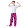 thumbnail image 3 of Purple Leopard Pattern Pajama Pants Soft Lightweight Lounge Pants Bottoms Sleep Pants Warm Comfy, 3 of 9