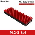 thumbnail image 1 of M.2 SSD NVMe Heat Sink 2280 Solid State Hard Disk Aluminum Heatsink with Thermal Pad PC Accessories M.2-3-R, 1 of 6