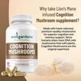 thumbnail image 4 of Cognition Mushroom Supplement with Lion’s Mane, Reishi, Cordyceps – Supports Focus, Memory, Mental Clarity, Energy – Brain Vitamins for Women & Men – Non-GMO, Made in USA – 30-Day Supply, 4 of 6
