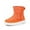 Orange, variant on GJSYRH Toddler Snow Boots Kids Girls Boys Winter Lightweight Waterproof Warm Lined Boots Pink 4-4.5 Years