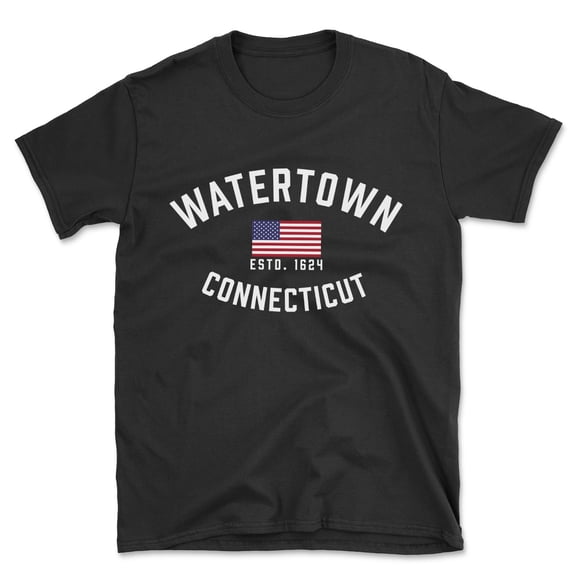 Watertown Connecticut Patriot Men's Cotton T-Shirt