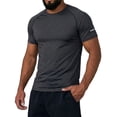 thumbnail image 2 of Workout T Shirts for Men 2026 Summer Casual Lightweight Breathable Slim Fit Short Sleeve Crewneck Athletic Running Gym Shirt, 2 of 8