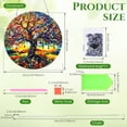 thumbnail image 2 of Diamond Art Hanging Pendant Kit, DIY Acrylic Window Ornament Set with Rhinestones for Home Wall Decor, 8-Inch Tree, 2 of 10