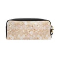 thumbnail image 2 of Portable Makeup Storage Bag 7.87×3.35×2.16in Portable Design Pu Leather Made Of A Bag For Multi-Use Rose Gold Leopard Print Animal Skin Texture_1, 2 of 4