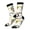 3 Black, variant on Snake And Moon Print Adult Socks for Men & Women,Calf Socks, Ankle Socks,Boots Socks,Breathable Casual Sock,Unisex Crew Socks