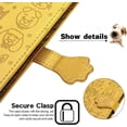 thumbnail image 6 of for Samsung Galaxy S22 Ultra (Not S22) Cartoon Cute Wallet Case,Cat Dog Style Flip Phone Cover with ID Card Holder PU Leather Cases for Samsung Galaxy S22 Ultra MG Yellow, 6 of 14