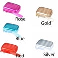 thumbnail image 2 of Mini Home Finishing Package Gadget Organizer Luggage Wallet Data Cable Storage Bag Storage Box Phone Charger Headset Zipper Bag GOLD, 2 of 8