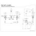 thumbnail image 5 of Fauceture FSC1975PX American Classic 8 in. Widespread Bathroom Faucet, Oil Rubbed Bronze, 5 of 5