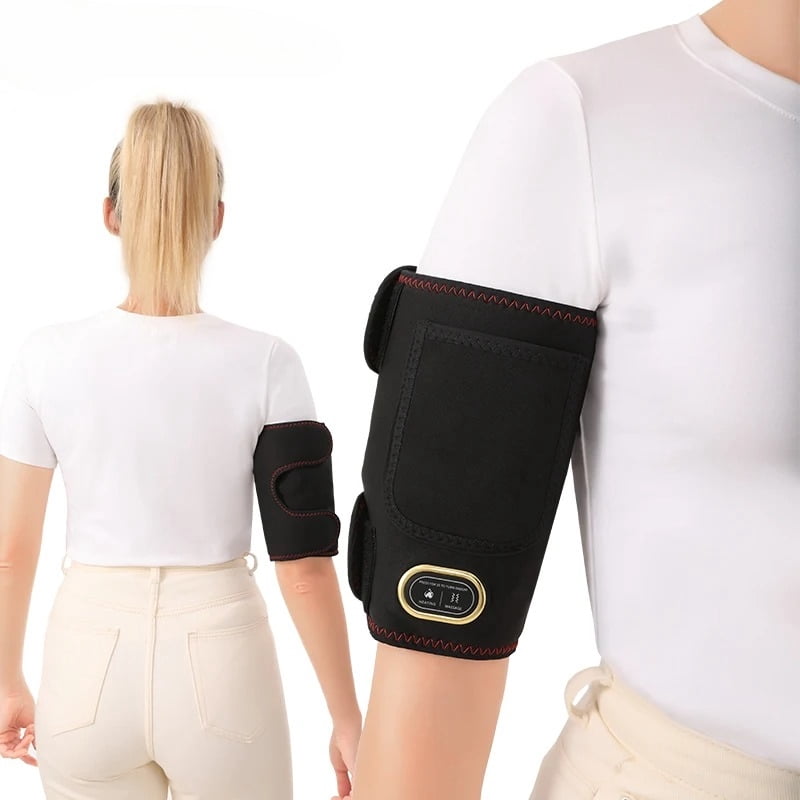 Heating Pad Arm Heated Wrap Brace for Wrist Elbow Arm Knee Ankle Leg 3 Heat Settings Cordless Wireless Timer USB Powered Winter