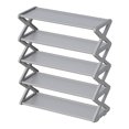 thumbnail image 1 of Yeacher 5 Tier Shoe Rack X Shape Shoe Organizer Dust-proof Storage Shelf Galvanized Steel Non-Woven, 1 of 8