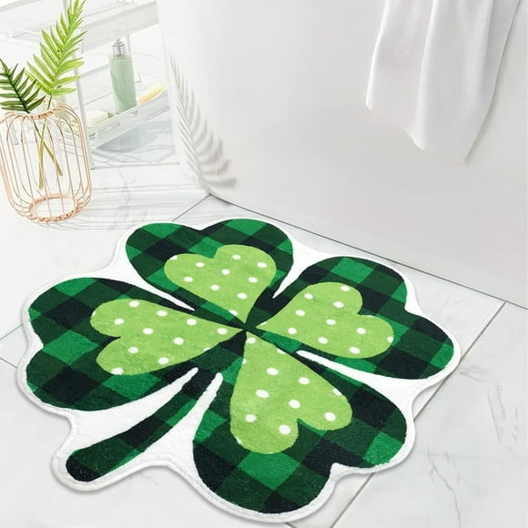 Tyidzon Mat St Patrick's Day Floor Mats Small Fresh Faux Floor Mats Bathroom Doorway Decorative Floor Mats Clearance!