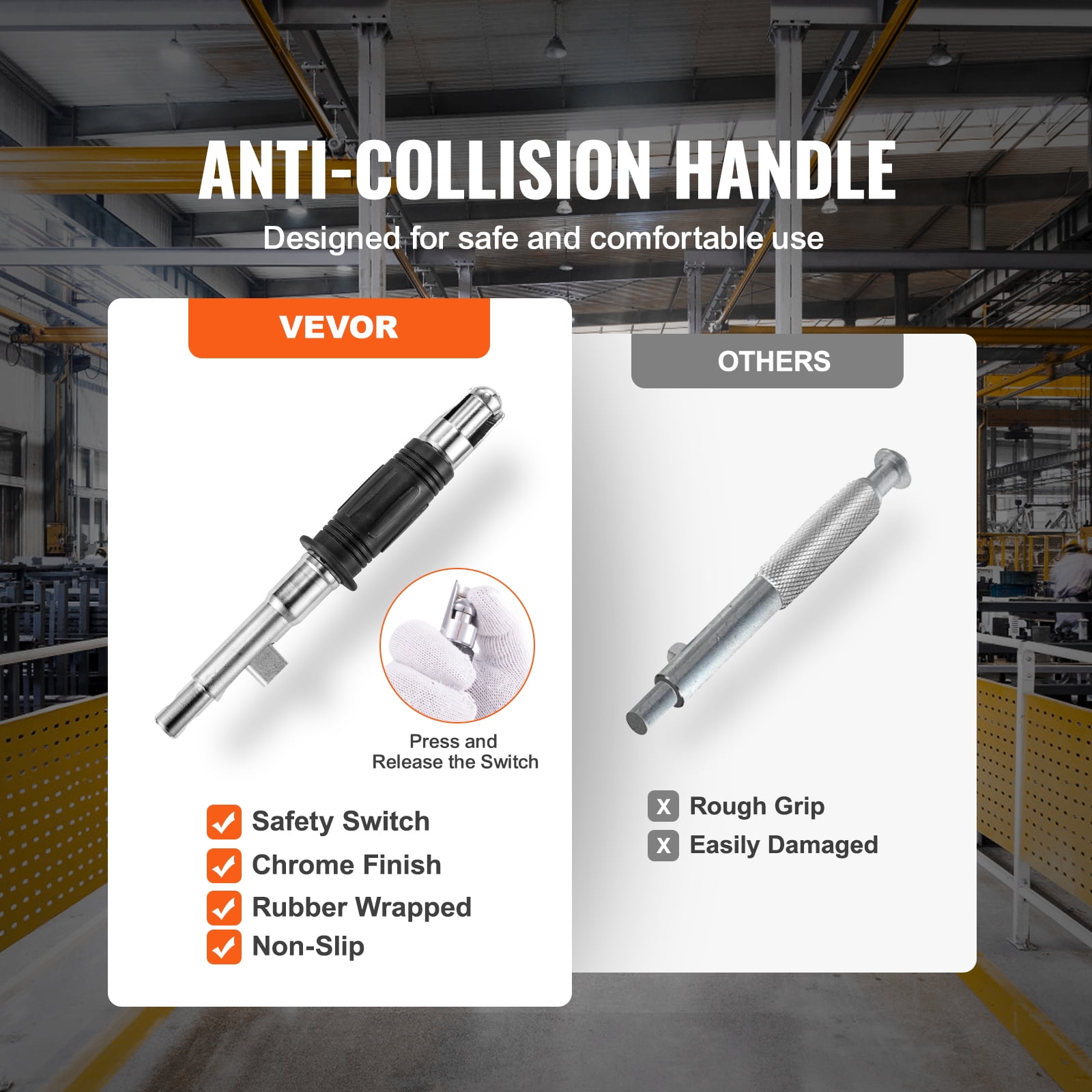VEVOR Magnetic Lifter, 4400lbs/2000kg Pulling Capacity, 2.5 Safety Factor, Neodymium & Steel, Lifting Magnet with Release, Permanent Lift Magnets, Heavy Duty Magnet for Hoist, Shop Crane, Block