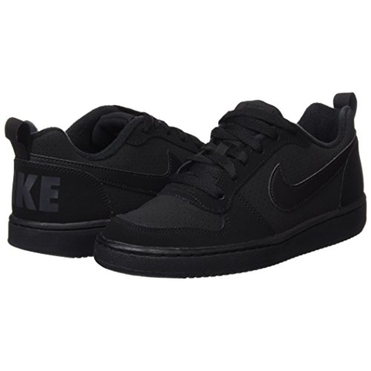 nike court borough low black