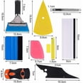 thumbnail image 2 of 9-Piece Window Tinting Tool Kit for Car Vinyl Wrapping Includes Squeegee Scraper and Blades, 2 of 5