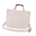 thumbnail image 1 of Bolso de Mano Jinwen para Mujer Lona Blanco, 1 of 8