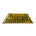 thumbnail image 2 of Ahgly Company Machine Washable Indoor Rectangle Oriental Yellow Industrial Area Rugs, 2' x 3', 2 of 4