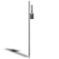 Anley 19.5-inch Ground Stake - Stainless Steel Spike with Sleeve Bearing - Fits Flutter Banner Flag Poles with a 0.65" Inner Diameter