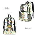 thumbnail image 2 of Whosucclay Colorful Dinosaur Pattern Bookbag for Girls Boys, Elementary Kindergarten Multi-Pocket Large Capacity See Through Bag for Concerts Travel, 2 of 7