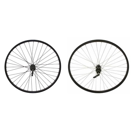 Black Alloy 26  by 1.50  Quick Release Wheel Set. Front and Rear Cassette Wheel. price history on PriceWatchPro