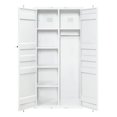 thumbnail image 4 of ACME Cargo Wardrobe (Double Door) in White, 4 of 4