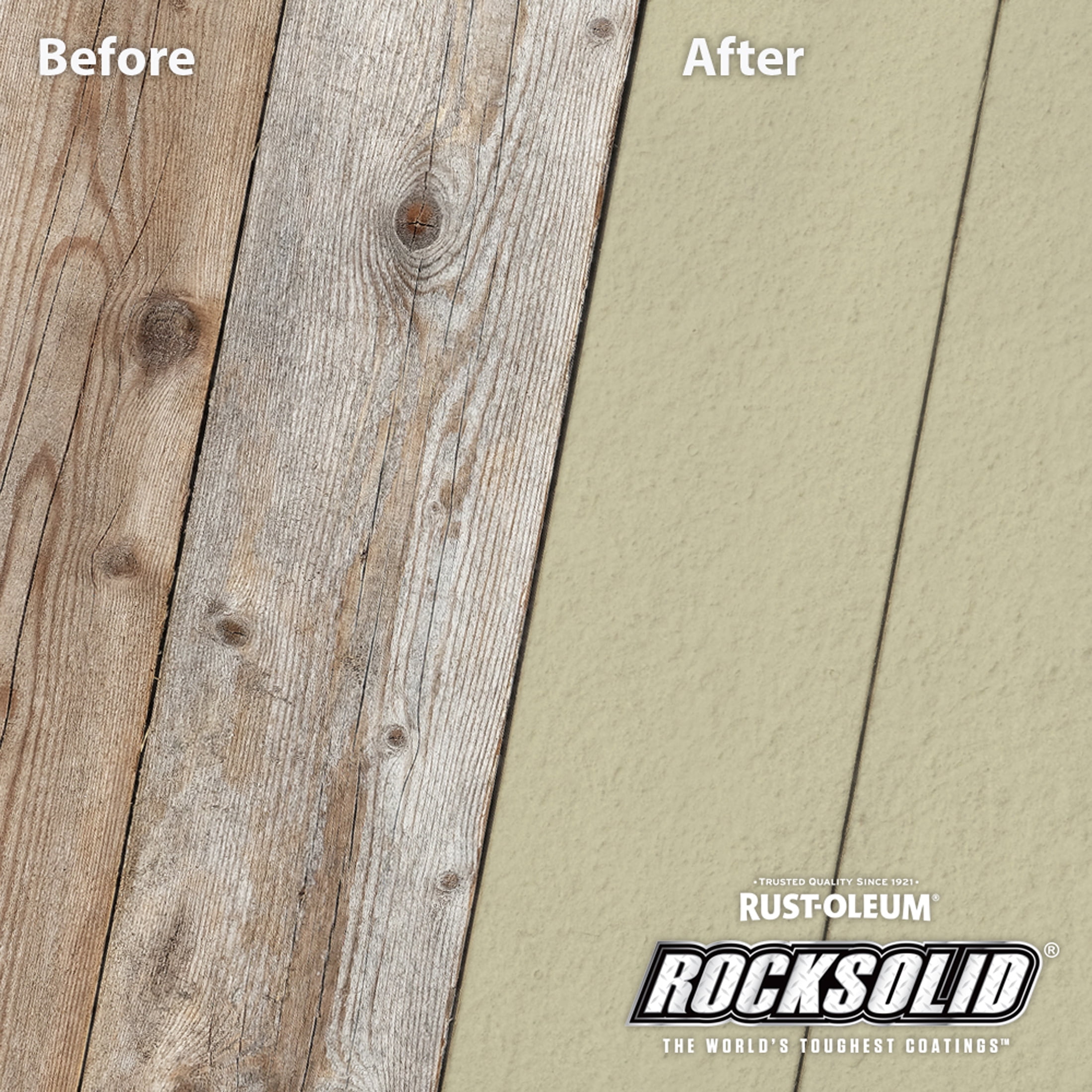 Driftwood, Rust-Oleum RockSolid 6X Exterior Wood Deck Coat-319631T, Gallon