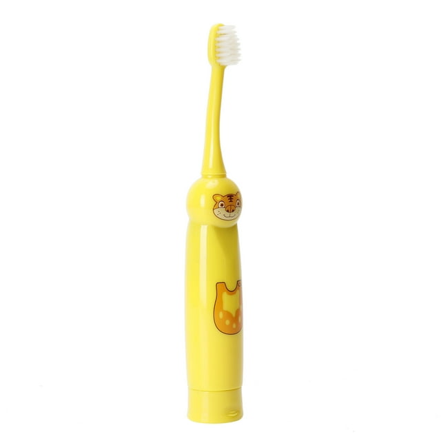 Cepillo de dientes de limpieza, cepillo de dientes eléctrico para niños, suministros para el hogar de dibujos animados, cepillo de dientes automático, solución innovadora Jadeshay A