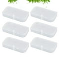 thumbnail image 2 of 6Pcs Clear Plastic Box Parts Storage Case Storage Collection Organizer Container with Lid for Small Parts Office Supplies Size M, 2 of 7