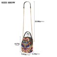 thumbnail image 2 of FORMRS Crossbody Bag for Women Quilted Travel Shoulder Cell Phone Purse with Chain Strap Handbag, Colorful Abstract Eagle, 2 of 7