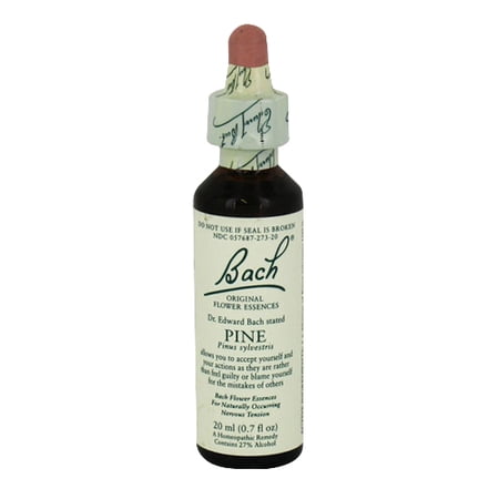 Bach Original Flower Essences For Naturally Occurring Nervous Tension  Pine  20 Ml  3 Pack
