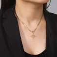 thumbnail image 4 of Vintage Witch Knot Pendant Necklace for Women Celtics Wicca Protection Amulet Stainless Steel Witchcraft Jewelry Gift, 4 of 4