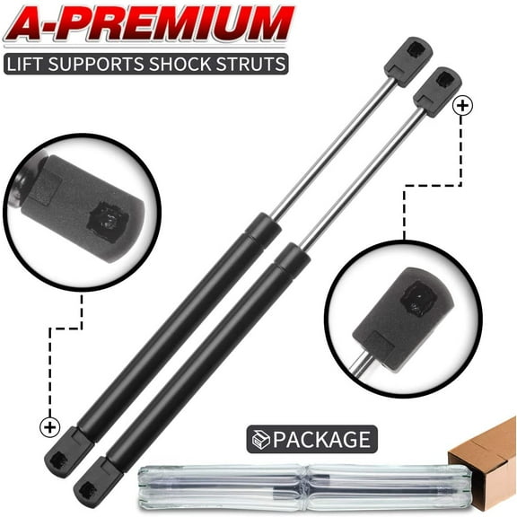 A-Premium Tailgate Rear Trunk Lift Supports Shock Struts Replacement for Sebring 2001-2006 Convertible without Spoiler 2-PC Set