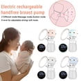 thumbnail image 2 of XIRQI Electric Rechargeable Breast Pump-Wearable,Hands-Free,9 Gears,Smart Automatic Wireless Design with Lcd Display,Bpa-Free,Low Noise, 2 of 9