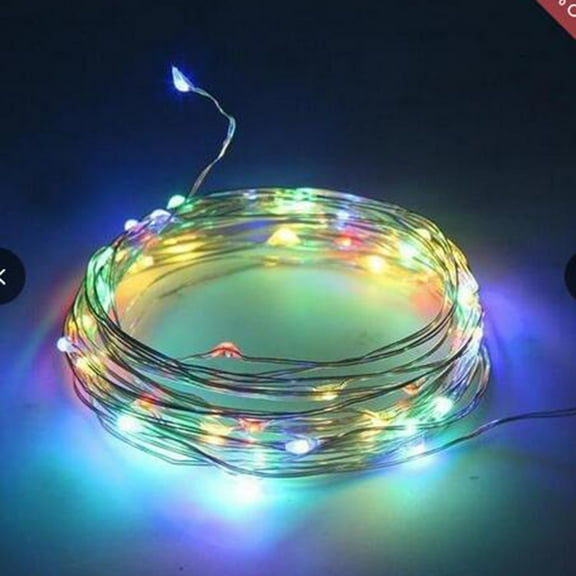 LED Starry String Lights,Multicolor Christmas Fairy Lights Battery Operated,Waterproof 6.5FT 20 LED String Lights Outdoor Indoor,Twinkle Lights for Bedroom Wedding Party Christmas Decoration