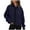 Navy1, variant on GigrtiJin Oversized Zip up Hoodie for Women Long Sleeve Crew Neck Long Sleeve Top Fashion Pullover Tops with Pocket