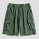 thumbnail image 4 of pstuiky Pantalones cortos para hombre, Pantalones cortos cargo para hombre, para correr, con múltiples bolsillos, cintura elástica, de algodón, para senderismo. Pantalones cortos de golf, 4 of 8