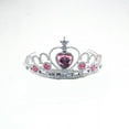 thumbnail image 2 of Kid Girl Heart Crystal Tiara Princess Prom Crown Hair Band Headband Costume, 2 of 2