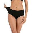 thumbnail image 5 of Womens' Comfort Cotton Briefs Firm Tummy Control Underwear Panty High Waist Cotton Boyshorts 4-Pack, 5 of 7