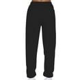 thumbnail image 5 of gakvbuo Baggy Sweatpants for Women High Waiste cargo Pants Athletic Fit Workout Joggers Pants Women's Casual Loose Sports Sweatpants Ankle Length Trousers Gradient Fleece Pants, 5 of 5
