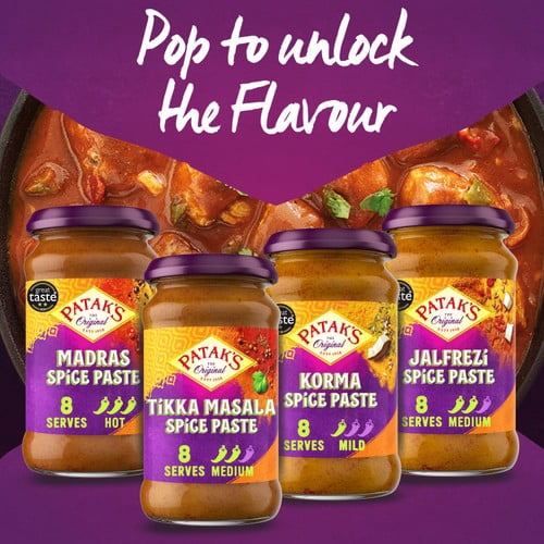 Patak's Jalfrezi Spice Paste 283g, British Import (Pack of 2)