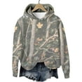 thumbnail image 4 of EchfiProm Womens Sweatshirt with Pockets Camo Comfy Hoodies Hooded Long Sleeve Pullover Regular Fit Tops for Womem, 4 of 8
