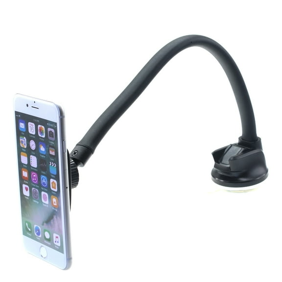 Magnetic Car Mount for Galaxy S21 FE 5G - Holder Dash Windshield Strong Grip Long Gooseneck Strong Magnets Compatible With Samsung Galaxy S21 FE 5G