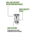 thumbnail image 4 of Tuercas Hillman 59126 Short Jack 1/4"-20 Zinc 15 piezas, 4 of 7