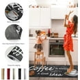 thumbnail image 6 of Kitchen Rugs Set of 2 Coffee Theme Kitchen Mats Rugs Non Skid Washable Anti Fatiguee Farmhouse Style Doormat Carpet for Bedroom Bathroom Living Room 17x30in+17x47in, 6 of 6