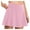 Pink, variant on Riforla With Pockets Inner Skorts Tennis Elastic Shorts Women Sports Skirts Skirt Womens Skirts Navy XXL
